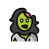 woman zombie Discord emoji — free static PNG download