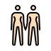 women holding hands: light skin tone Discord emoji — free static PNG download