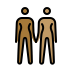 women holding hands: medium-dark skin tone, medium skin tone Discord emoji — free static PNG download