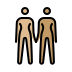 women holding hands: medium-light skin tone, medium skin tone Discord emoji — free static PNG download