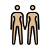 women holding hands: medium-light skin tone Discord emoji — free static PNG download