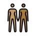 women holding hands: medium skin tone, medium-dark skin tone Discord emoji — free static PNG download