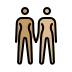 women holding hands: medium skin tone, medium-light skin tone Discord emoji — free static PNG download
