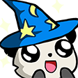 PandaAdmireWizard Discord emoji — free static PNG download