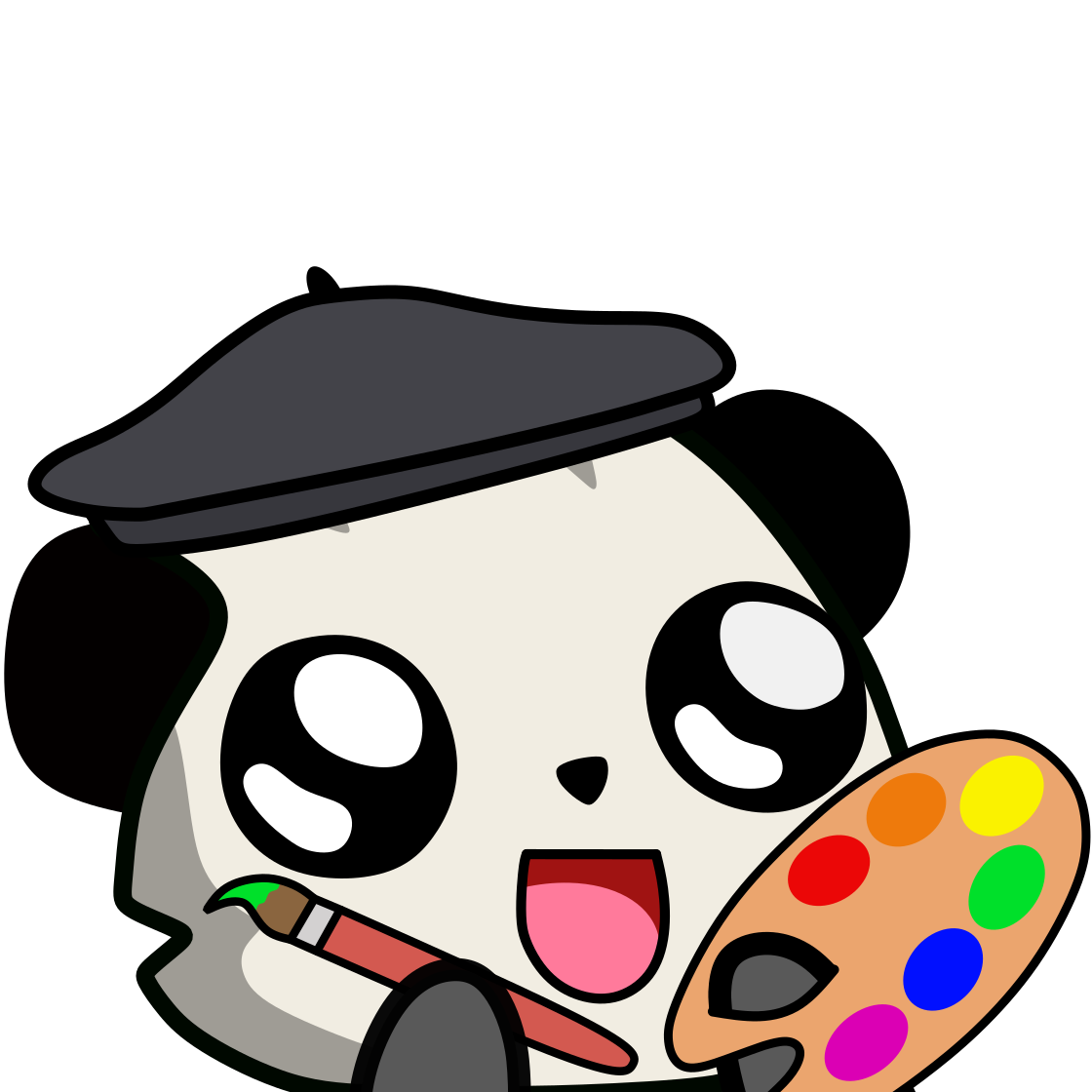 PandaPainter Discord emoji — free static PNG download