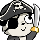 PandaPirate Discord emoji — free static PNG download