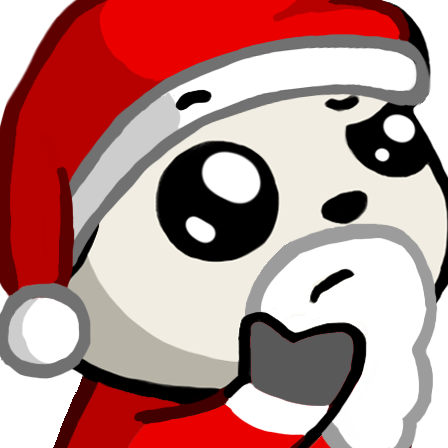 PandaSantaThink Discord emoji — free static PNG download