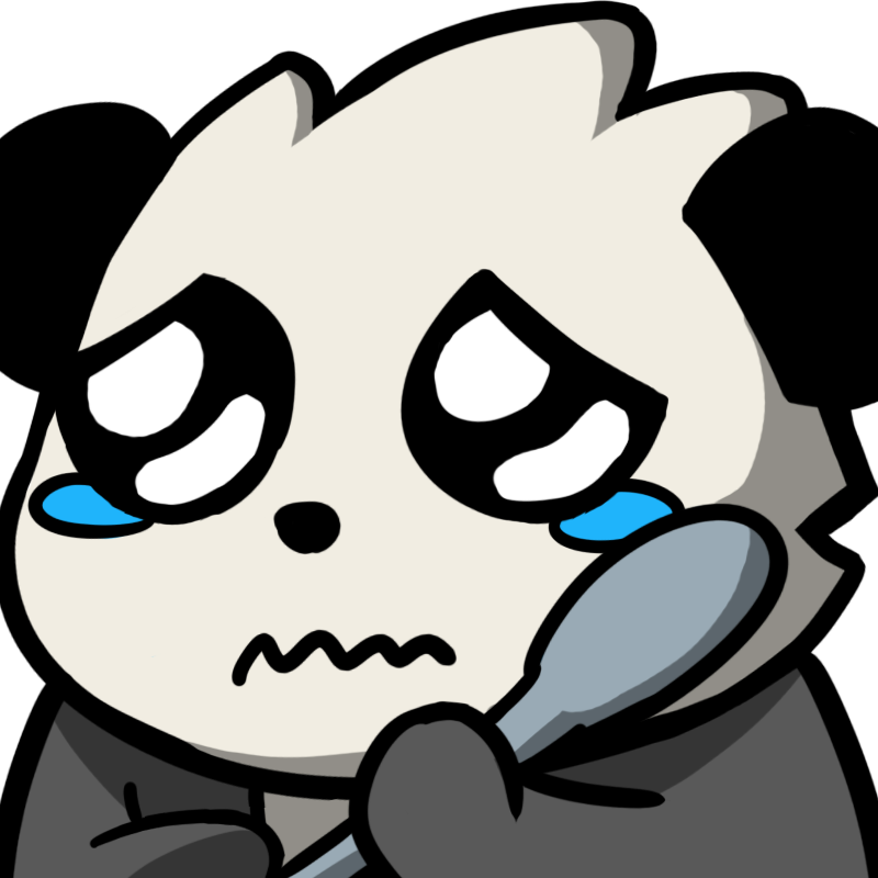 PandaSpoonSad Discord emoji — free static PNG download