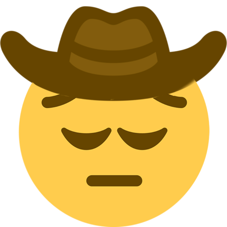pensive_cowboy Discord emoji — free static PNG download