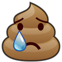 PoopCry Discord emoji — free static PNG download