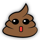 PoopOpenMouth Discord emoji — free static PNG download