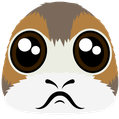 Porg Discord emoji — free static PNG download