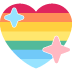 PrideSparkleHeart Discord emoji - free download