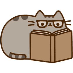 pusheenbook Discord emoji — free static PNG download