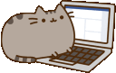 PusheenCompute Discord emoji — free animated GIF download