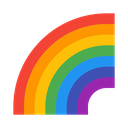 Rainbow Discord emoji — free static PNG download