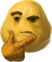 RealisticThink Discord emoji — free static PNG download