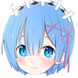 Rem Discord emoji — free static PNG download