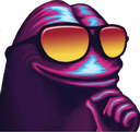 RetroPepeThink Discord emoji - free download