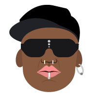 rodman Discord emoji — free static PNG download