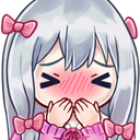 SagiriShy Discord emoji — free static PNG download