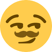SmirkMoustache Discord emoji — free static PNG download