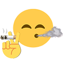 Smoking Discord emoji - free download