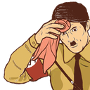 sweating_hitler Discord emoji — free static PNG download