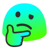ThinkBlueGreen Discord emoji — free static PNG download