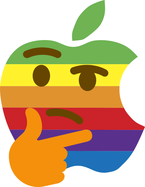 ThinkingApple Discord emoji — free static PNG download