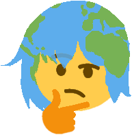 ThinkingEarthChan Discord emoji — free static PNG download