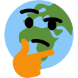 ThinkingGlobal Discord emoji — free static PNG download