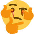 ThinkingPain Discord emoji — free static PNG download