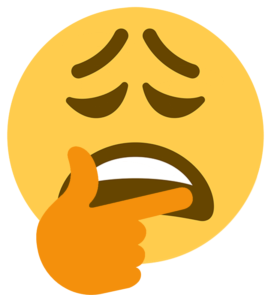 ThinkingWeary Discord emoji — free static PNG download