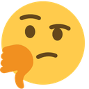 thinksDown Discord emoji — free static PNG download