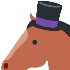 tophat_horse Discord emoji — free static PNG download