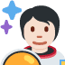 astronaut: light skin tone 🧑🏻‍🚀 Discord emoji — free static PNG download