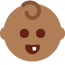 baby: medium-dark skin tone 👶🏾 Discord emoji — free static PNG download