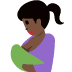 breast-feeding: dark skin tone 🤱🏿 Discord emoji — free static PNG download