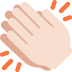 clapping hands: light skin tone 👏🏻 Discord emoji — free static PNG download