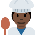 cook: dark skin tone 🧑🏿‍🍳 Discord emoji - free download