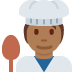 cook: medium-dark skin tone 🧑🏾‍🍳 Discord emoji - free download