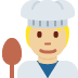 cook: medium-light skin tone 🧑🏼‍🍳 Discord emoji - free download