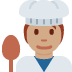 cook: medium skin tone 🧑🏽‍🍳 Discord emoji - free download