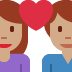 couple with heart: woman, man, medium skin tone 👩🏽‍❤️‍👨🏽 Discord emoji — free static PNG download