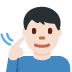 deaf man: light skin tone 🧏🏻‍♂️ Discord emoji — free static PNG download