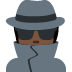 detective: dark skin tone 🕵🏿 Discord emoji — free static PNG download