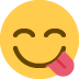 face savoring food 😋 Discord emoji — free static PNG download
