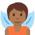 fairy: medium-dark skin tone 🧚🏾 Discord emoji — free static PNG download