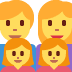 family: man, woman, girl, girl 👨‍👩‍👧‍👧 Discord emoji — free static PNG download